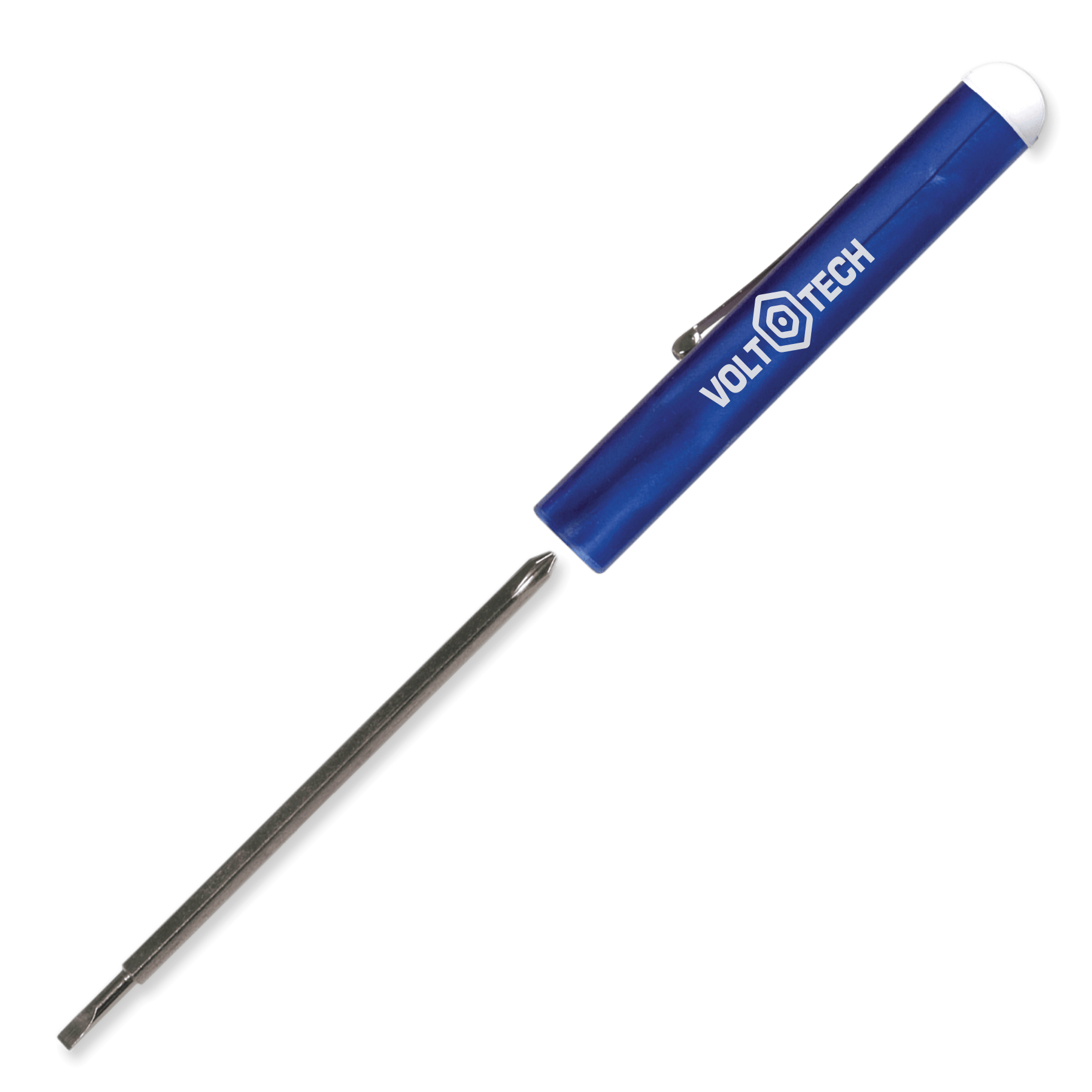 Metallic Blue Imprinted